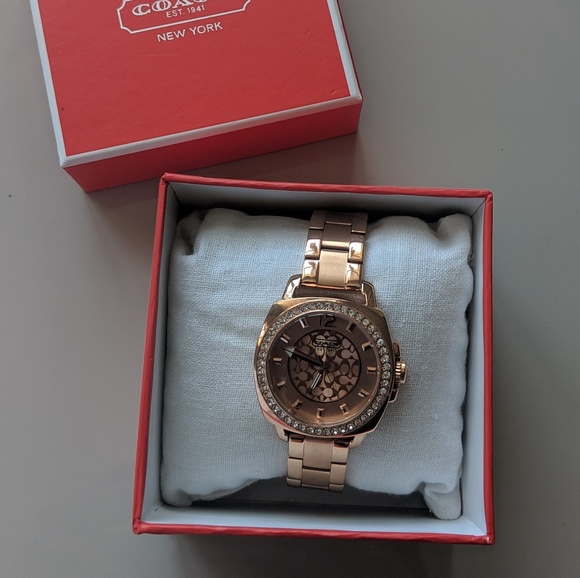 Rose gold coach watch - Picture 2 of 2